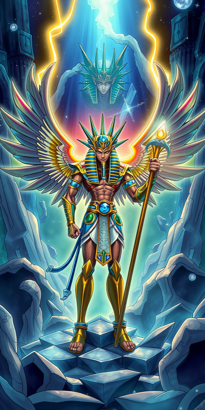 Yugioh egyptian gods 6 Phone Wallpaper