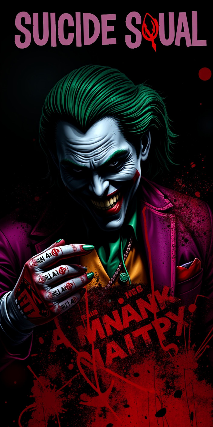 Suicide squad joker 12 Phone Wallpaper