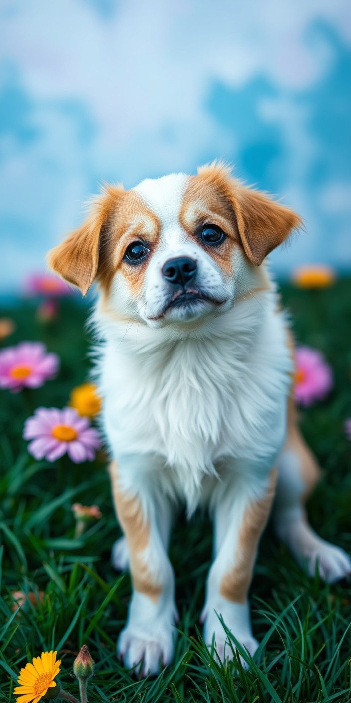 Cute dog 12 Phone Wallpaper