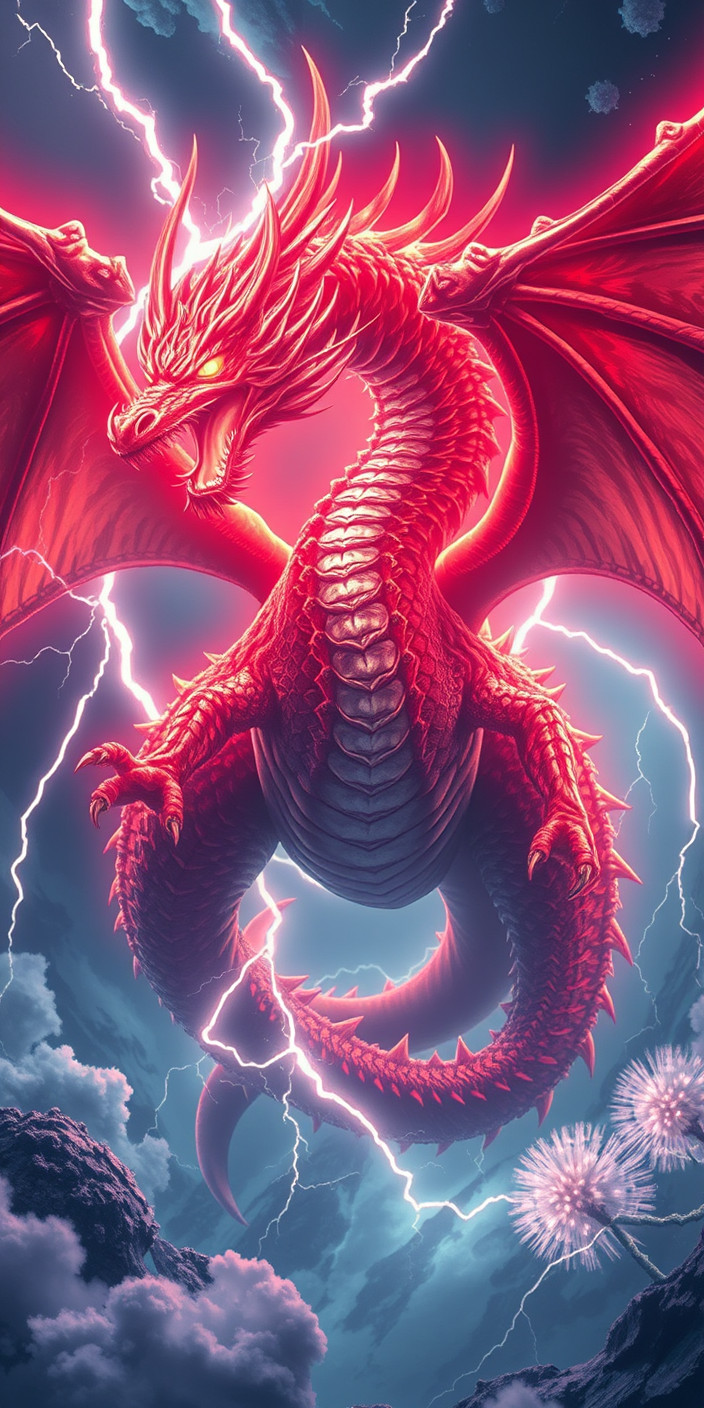 Lightning dragon 6 Phone Wallpaper