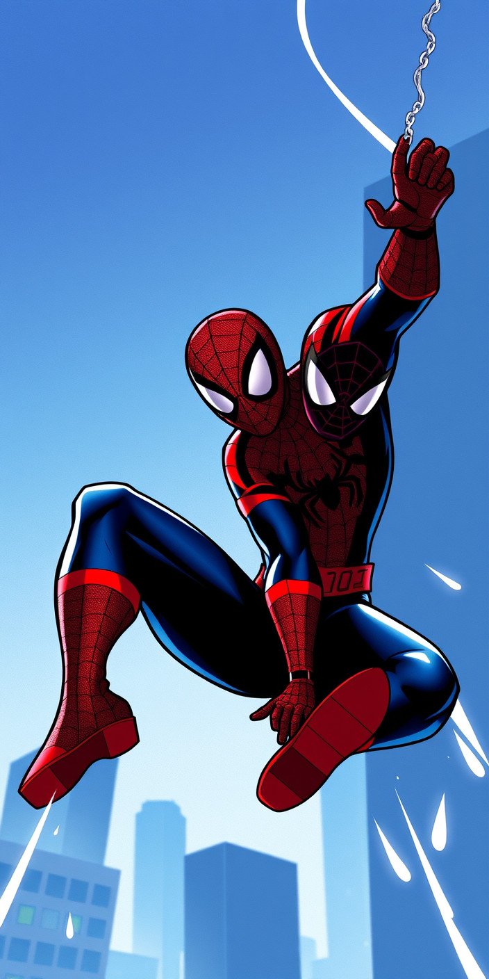 Spiderman miles morales 3 Phone Wallpaper