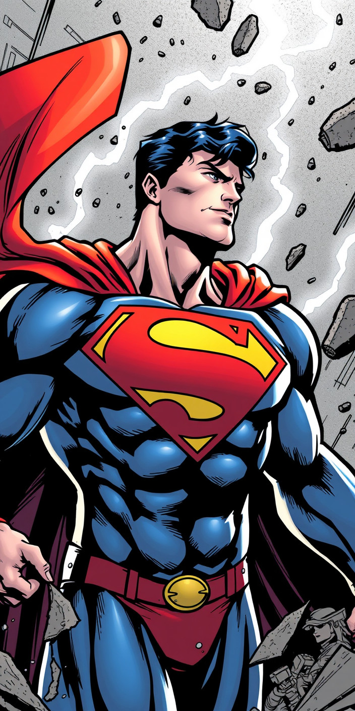 Superman comic 11 Phone Wallpaper
