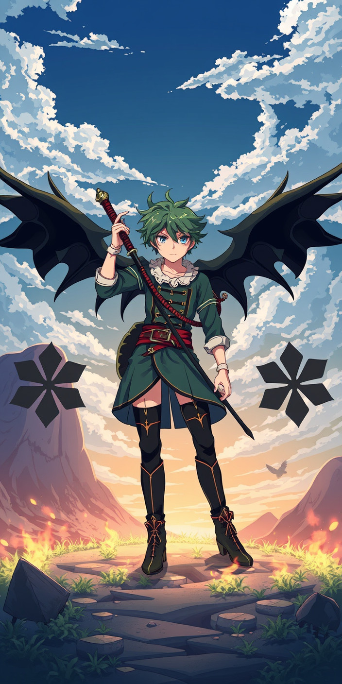 Black clover 9 Phone Wallpaper