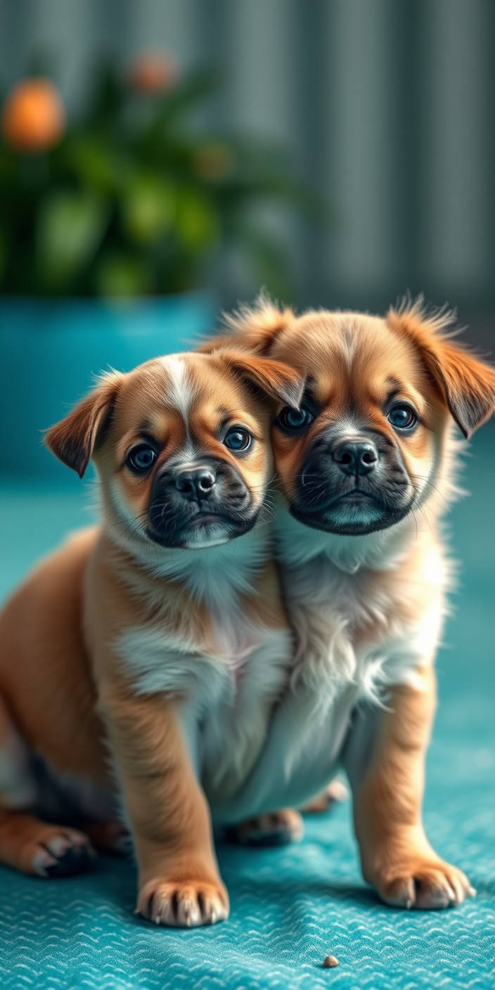 Cute dogs 10 Phone Wallpaper