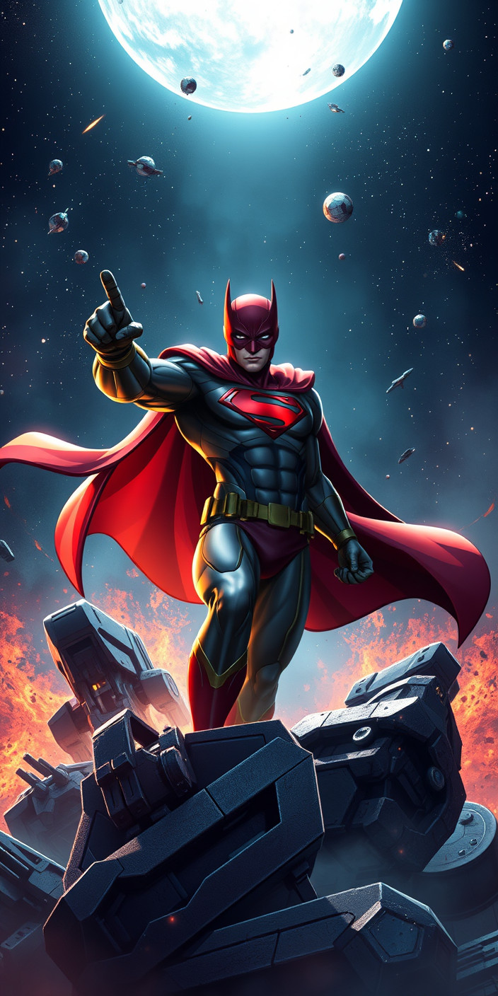 Superhero 11 Phone Wallpaper