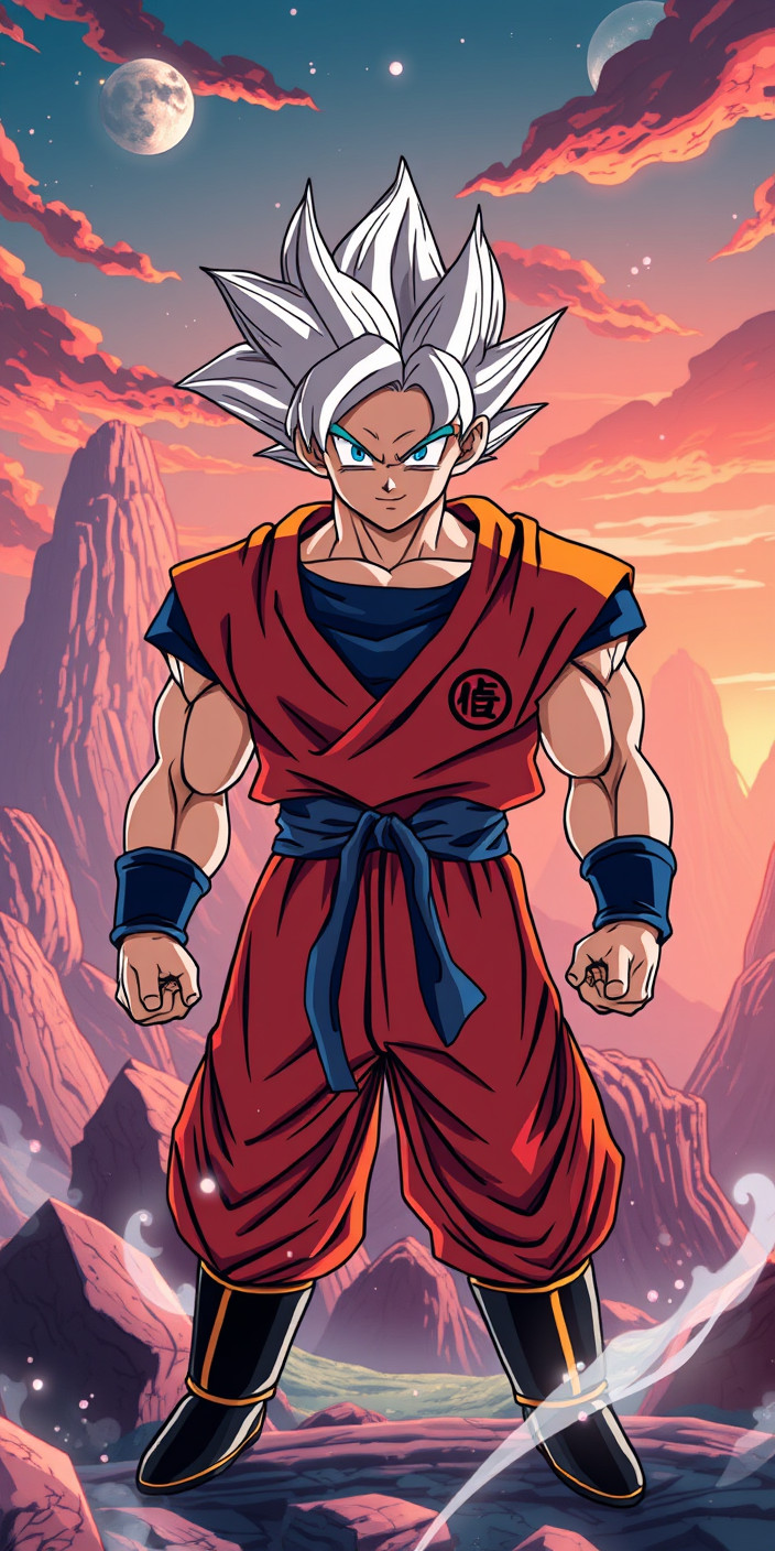 Goku supreme 8 Phone Wallpaper