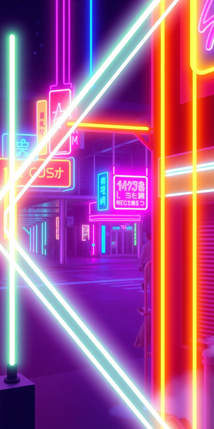 Neon  4k 11 Phone Wallpaper