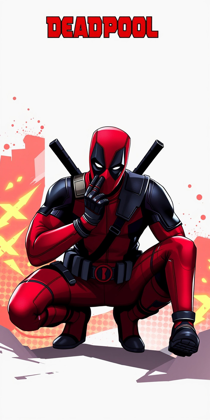 Deadpool  4k 3 Phone Wallpaper