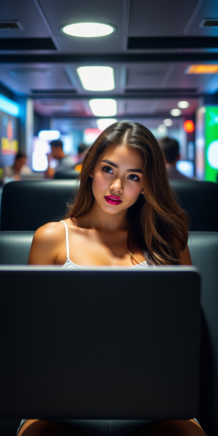 Hot girl  for laptop 2 Phone Wallpaper