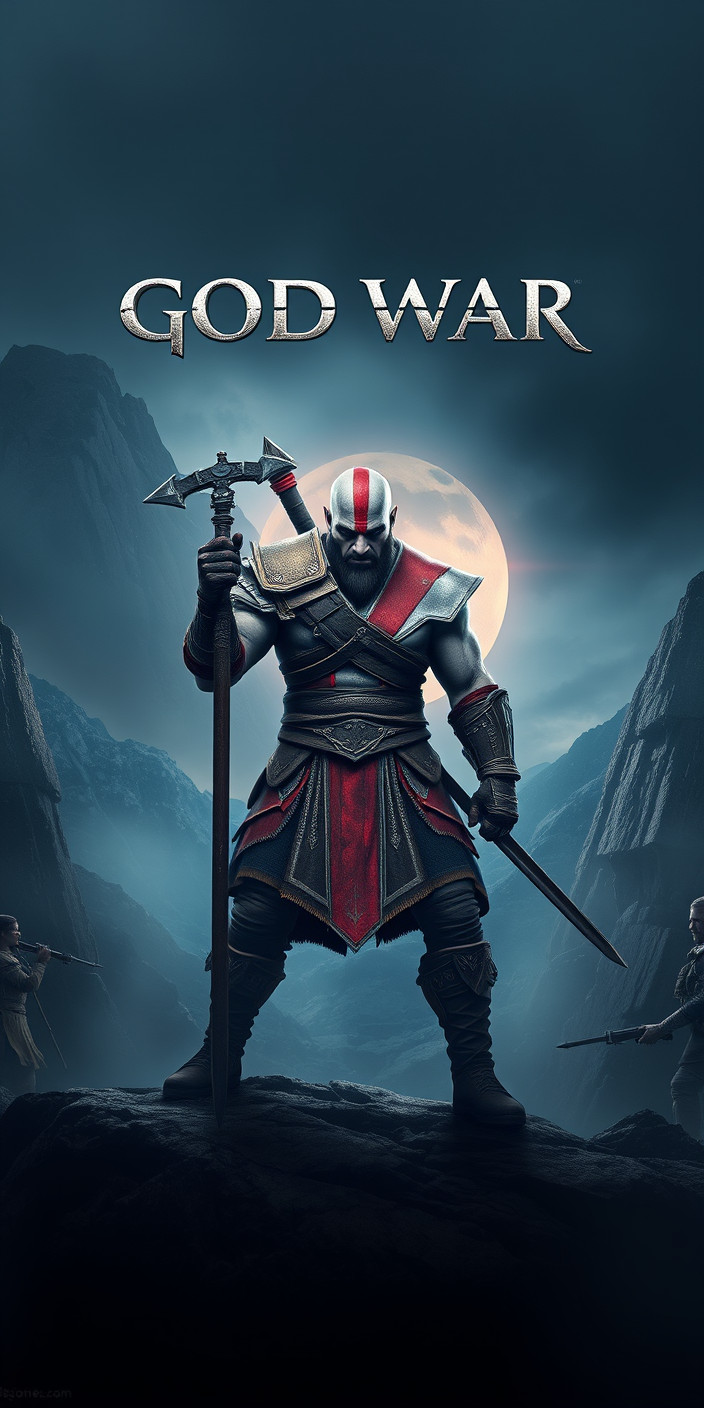 God of war 4  4k 9 Phone Wallpaper