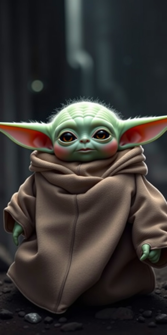 Baby yoda  i 4 Phone Wallpaper