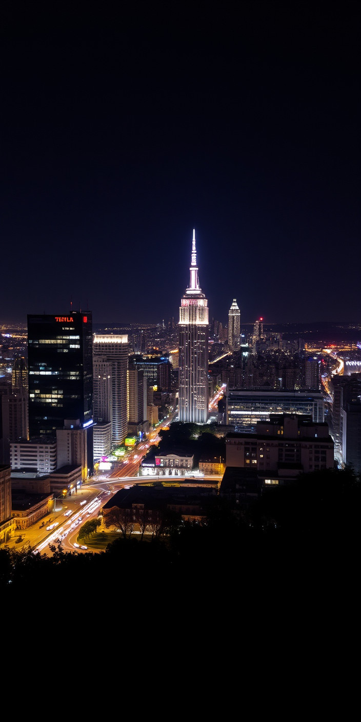 Night city 1 Phone Wallpaper