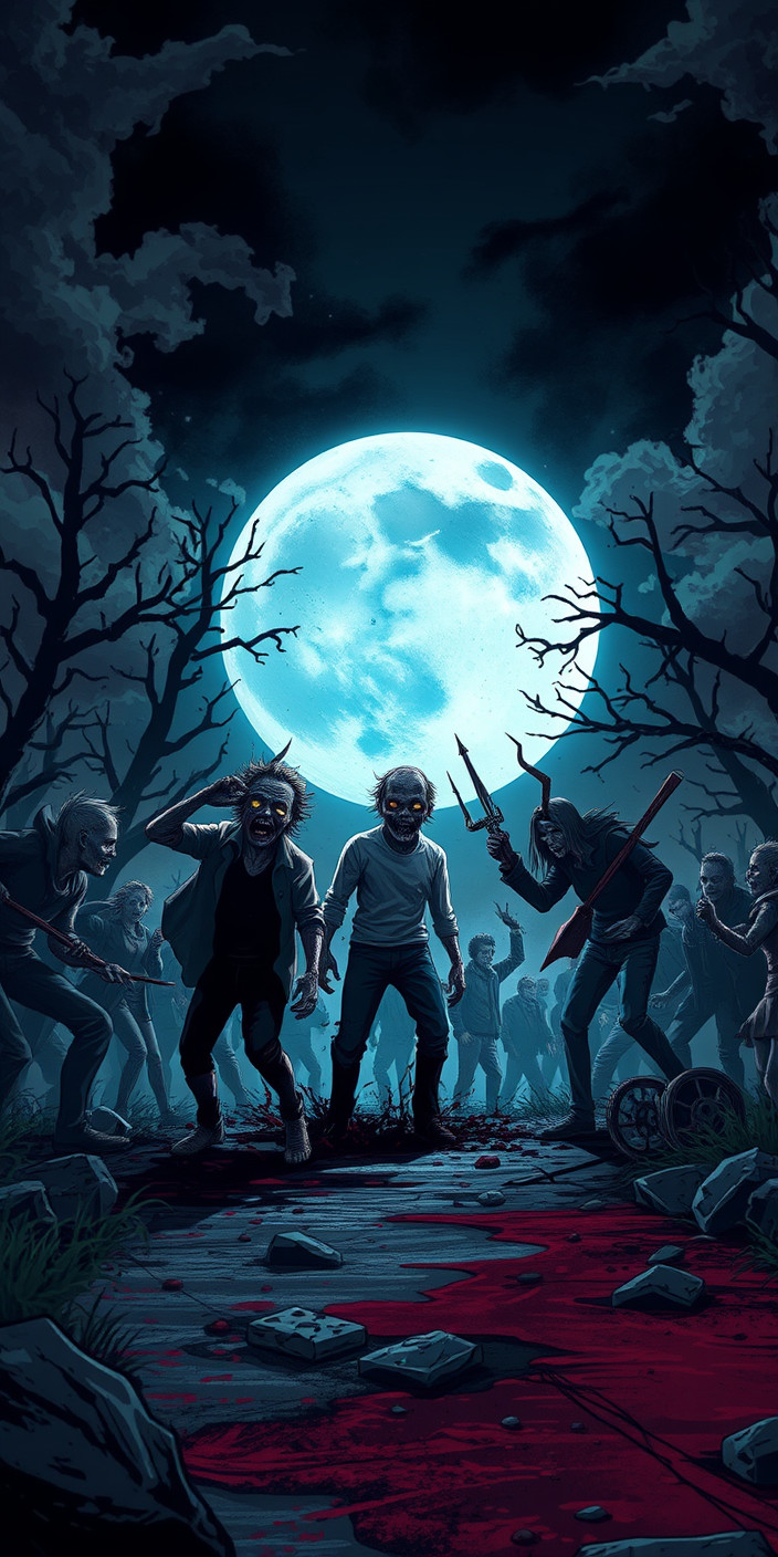 Zombie 7 Phone Wallpaper