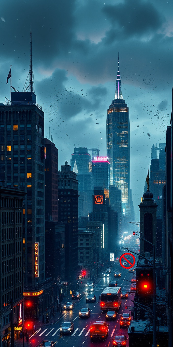 Gotham city 3 Phone Wallpaper