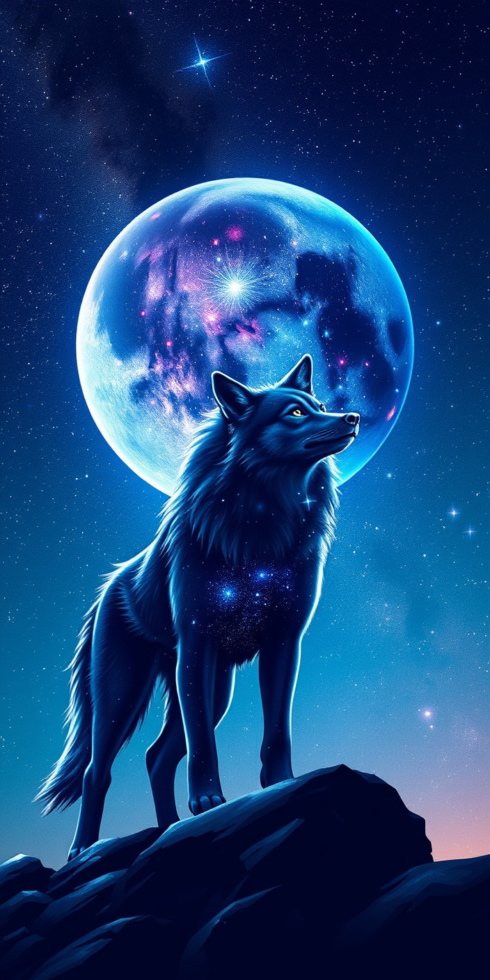 Galaxy wolf 7 Phone Wallpaper