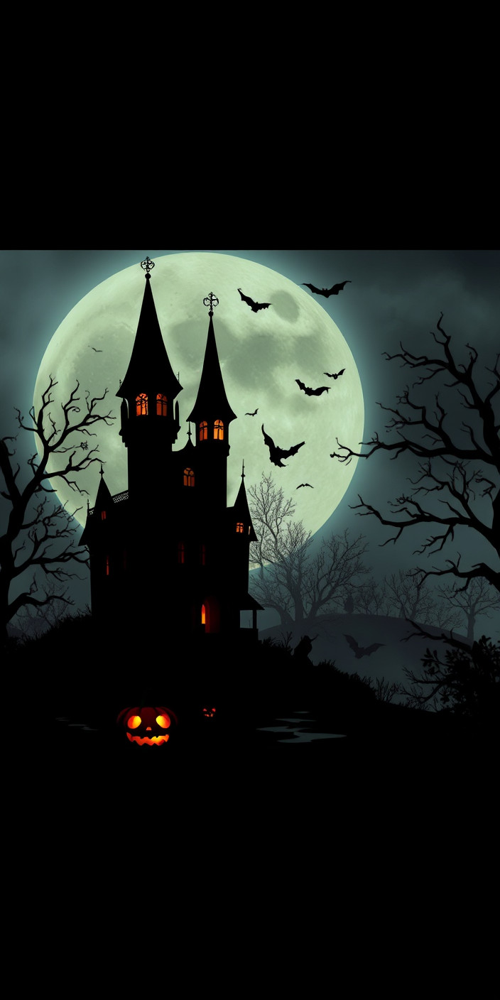 Gothic halloween 3 Phone Wallpaper