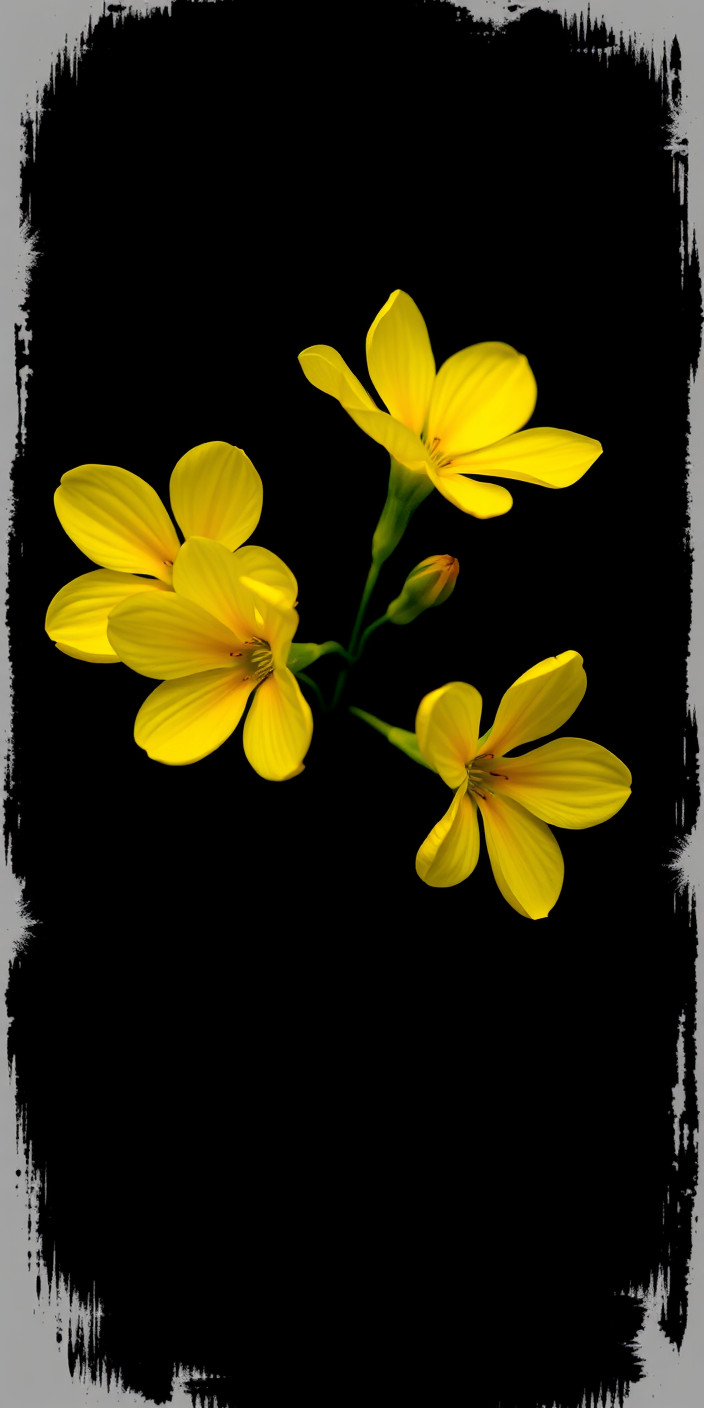 Yellow flower 4 Phone Wallpaper