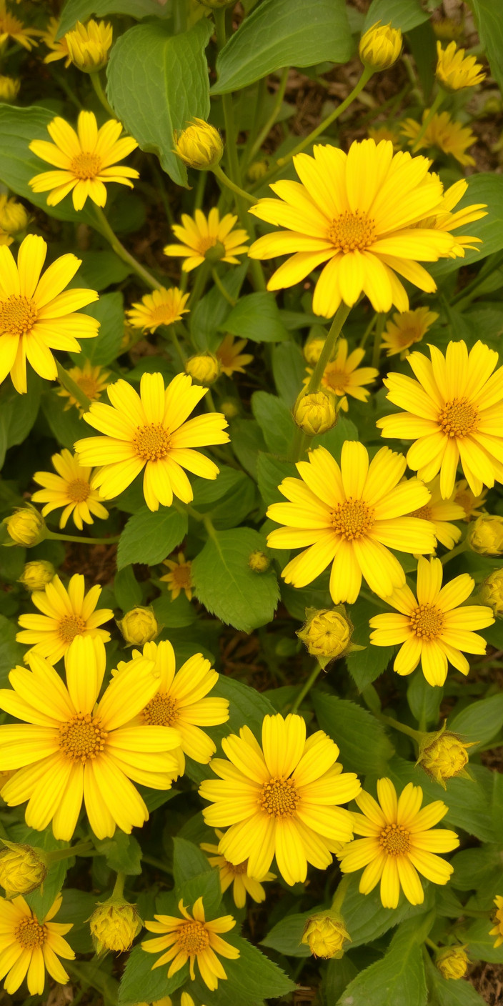 Yellow flower 11 Phone Wallpaper