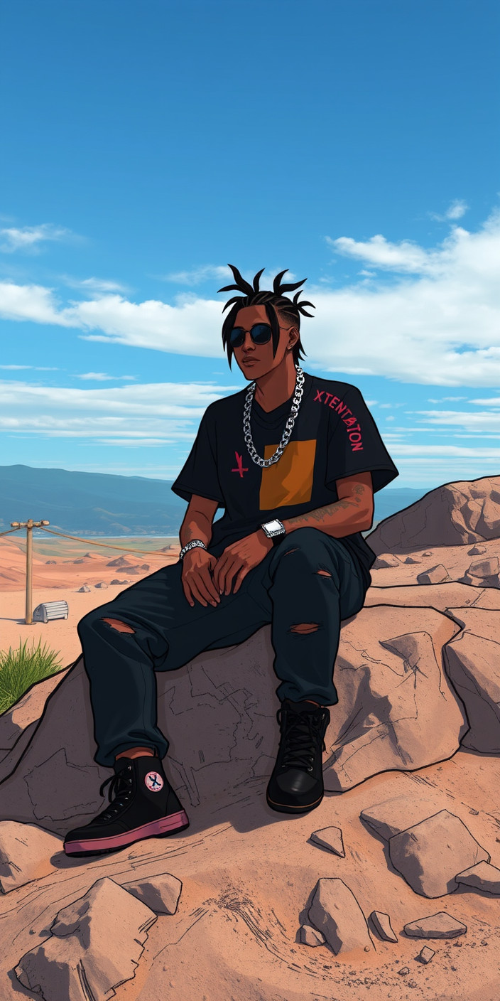 Xxxtentation 5 Phone Wallpaper