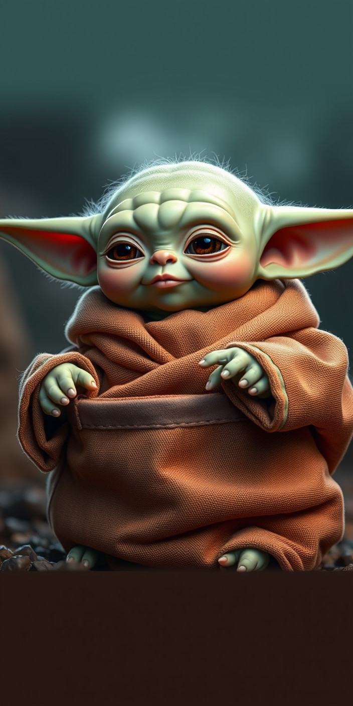 Baby yoda  i 5 Phone Wallpaper