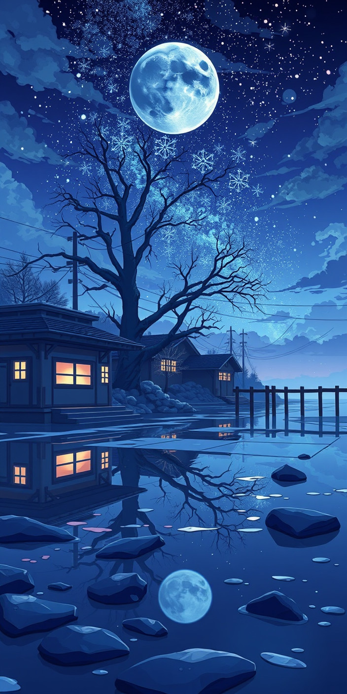 Aesthetic anime 5 Phone Wallpaper