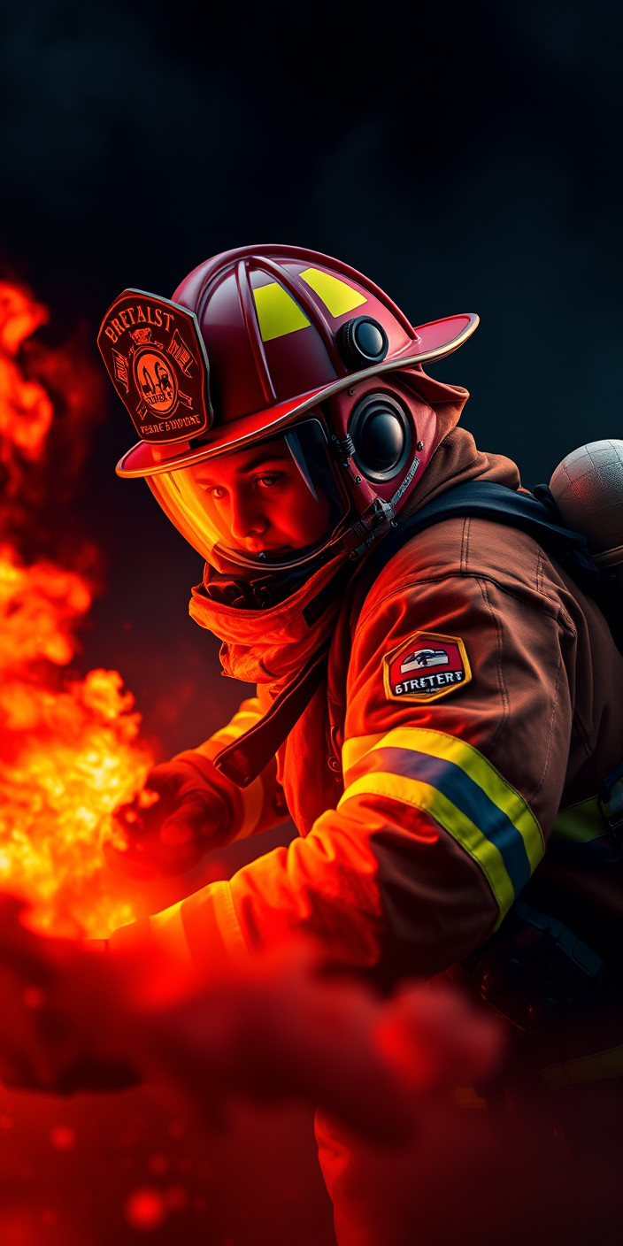 Firefighter 8 Phone Wallpaper