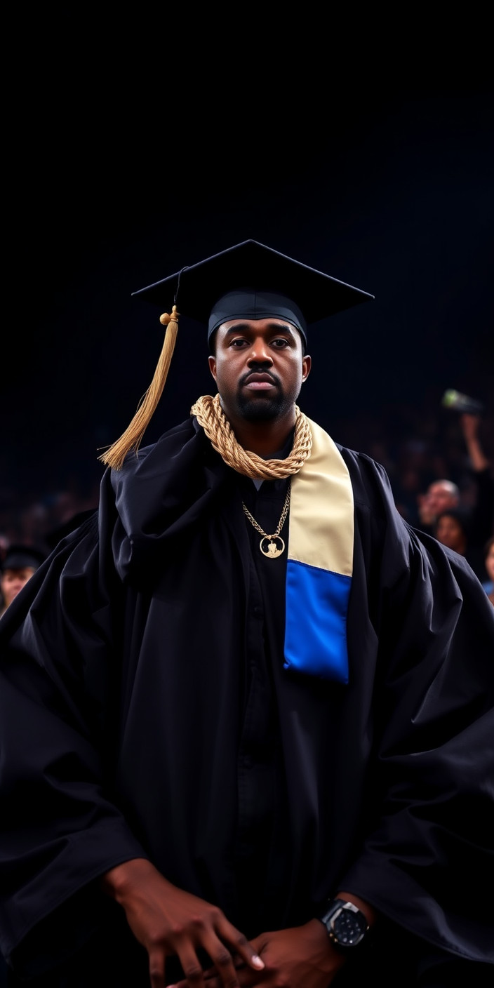 Kanye west graduation 1 Phone Wallpaper