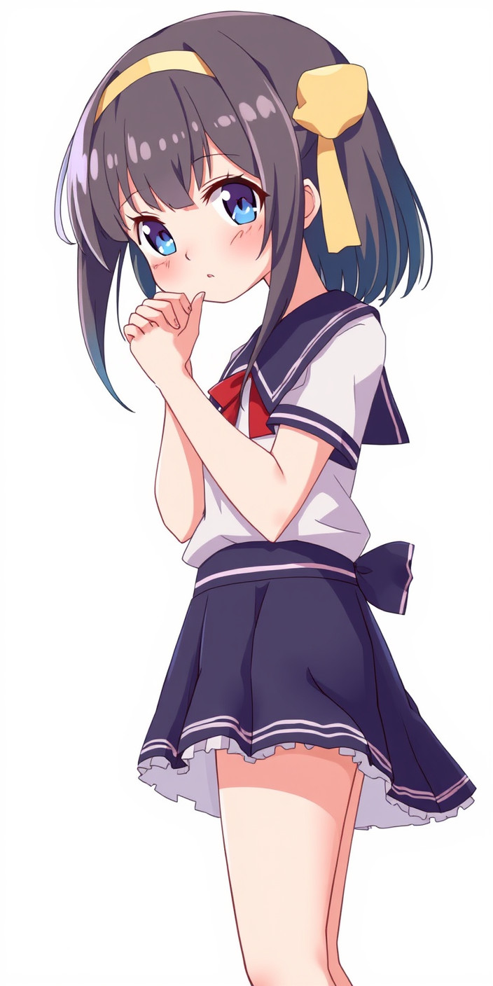 Cute anime girl 2 Phone Wallpaper