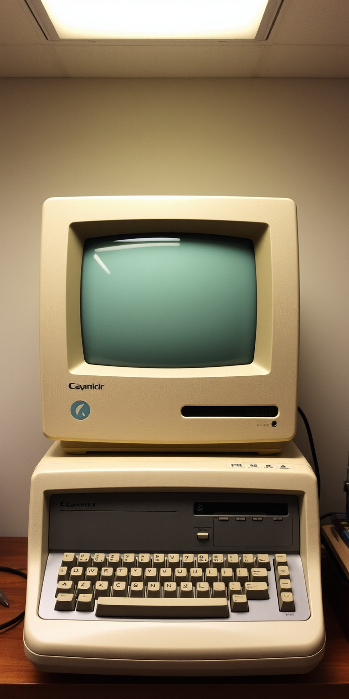 Vintage computer 5 Phone Wallpaper