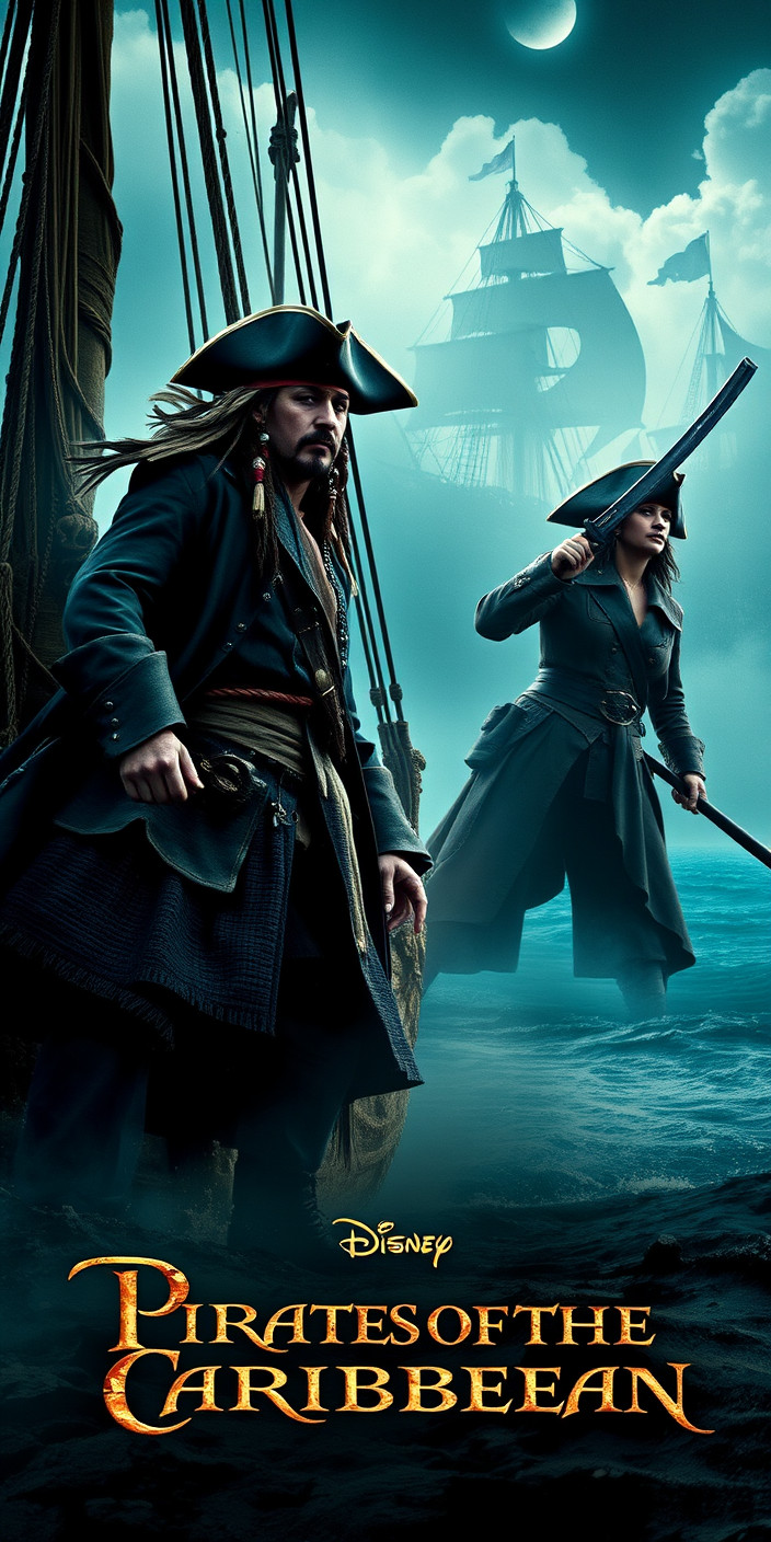Pirates of the caribbean 5 7 Phone Wallpaper