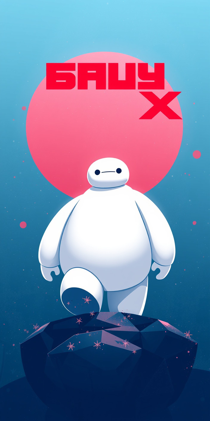Baymax 2 Phone Wallpaper