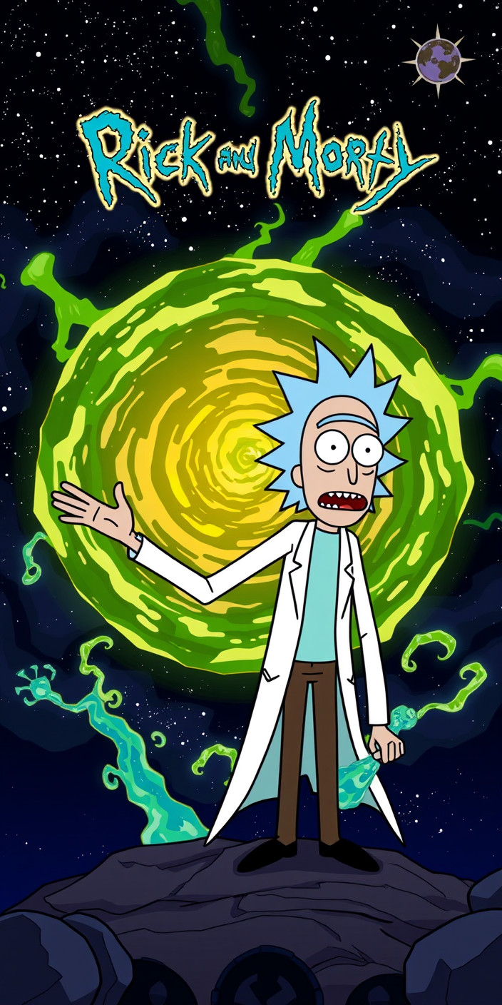 Rick and morty 12 Phone Wallpaper