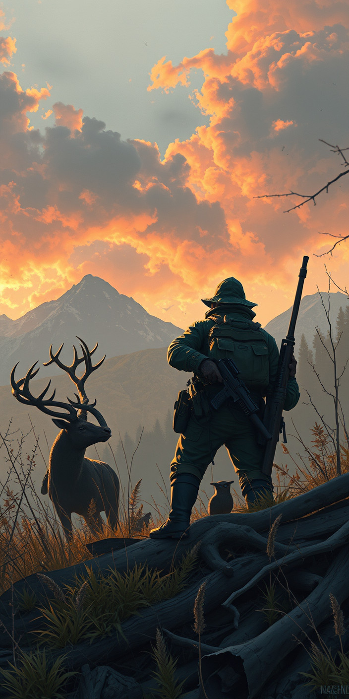 Hunting 7 Phone Wallpaper