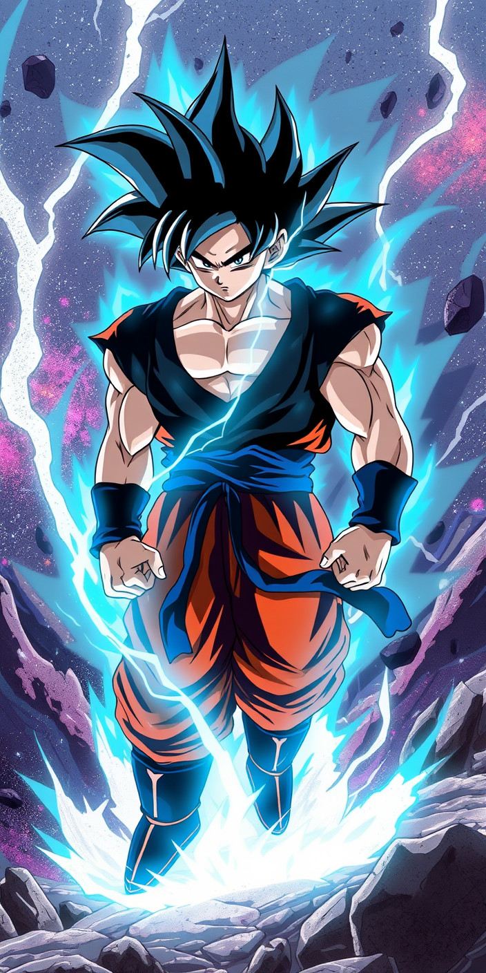 Ultra instinct goku 8 Phone Wallpaper