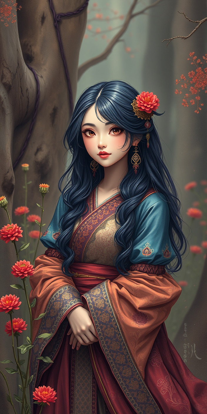 Beautiful girl 3 Phone Wallpaper