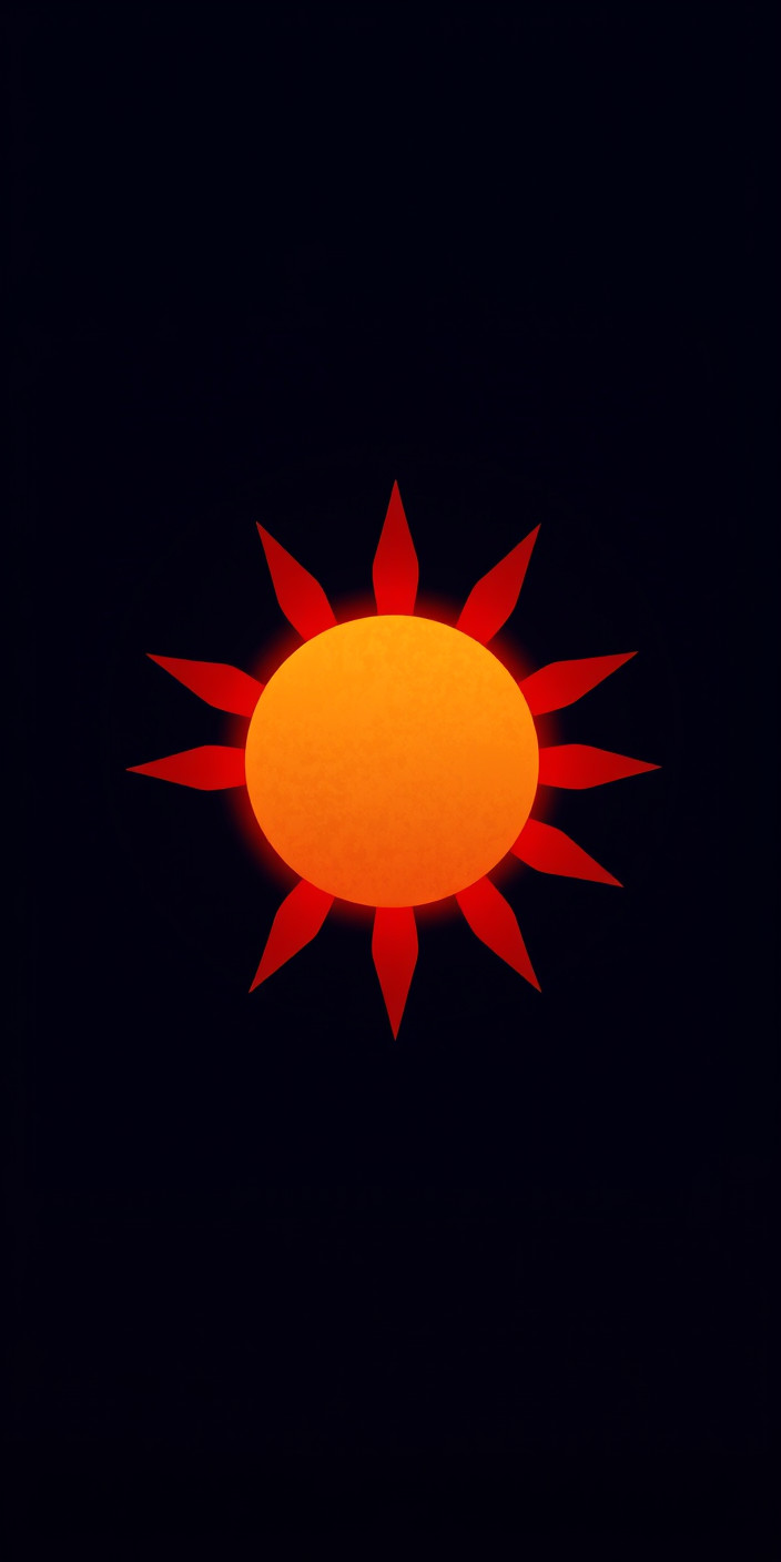 Sun and moon 3 Phone Wallpaper
