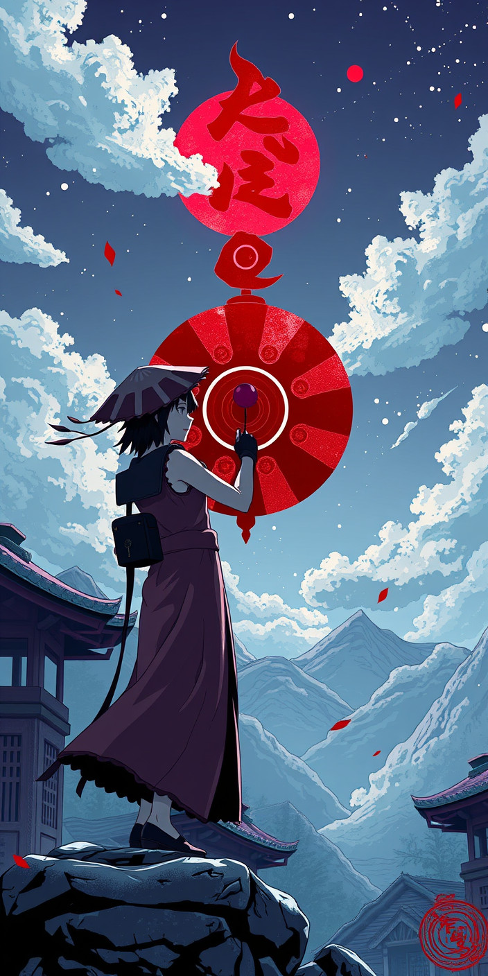 Mangekyou sharingan 8 Phone Wallpaper