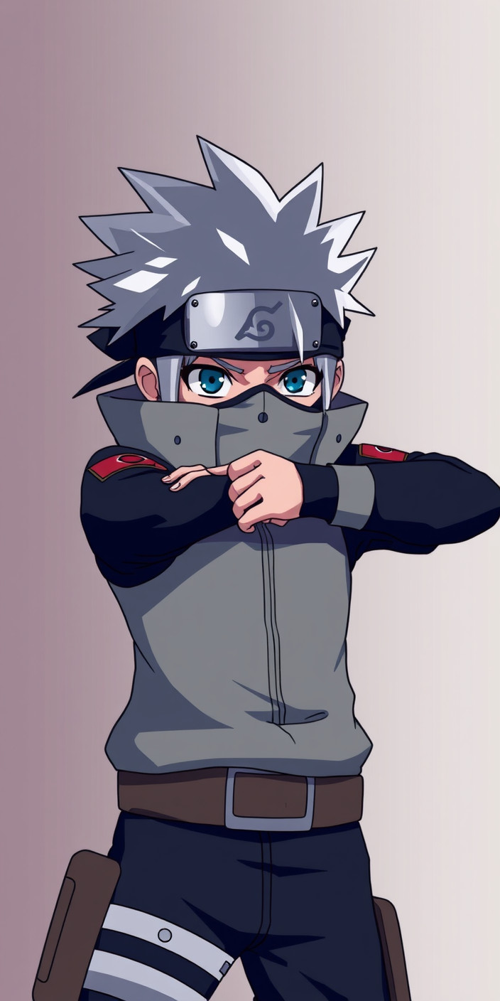 Kid kakashi 2 Phone Wallpaper
