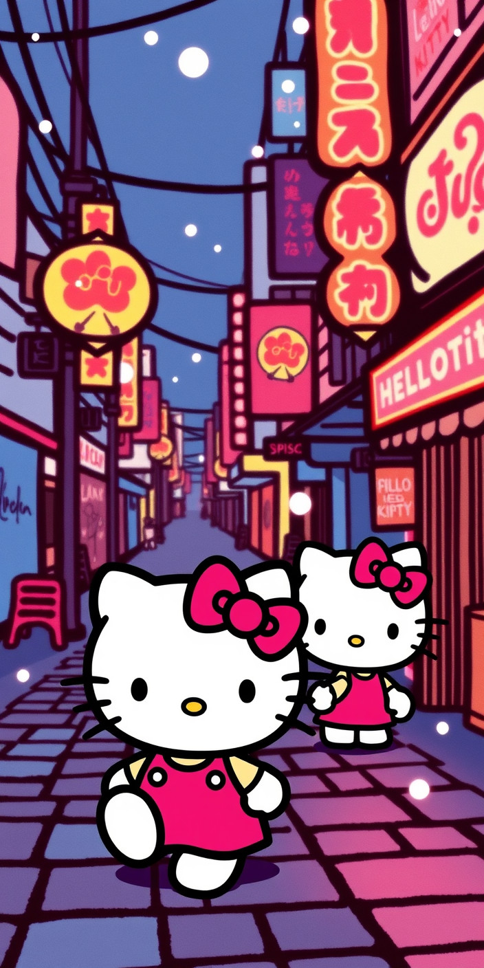 Hello kitty 8 Phone Wallpaper