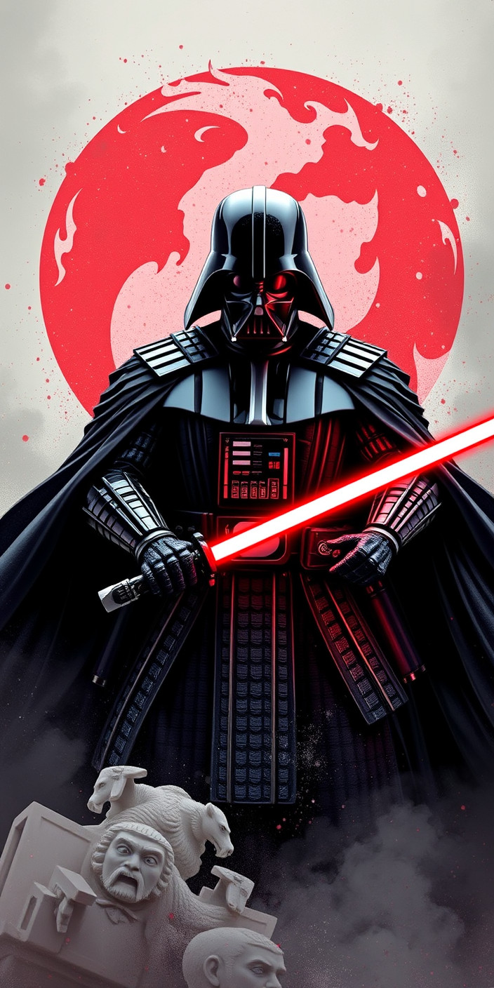 Darth vader samurai 2 Phone Wallpaper