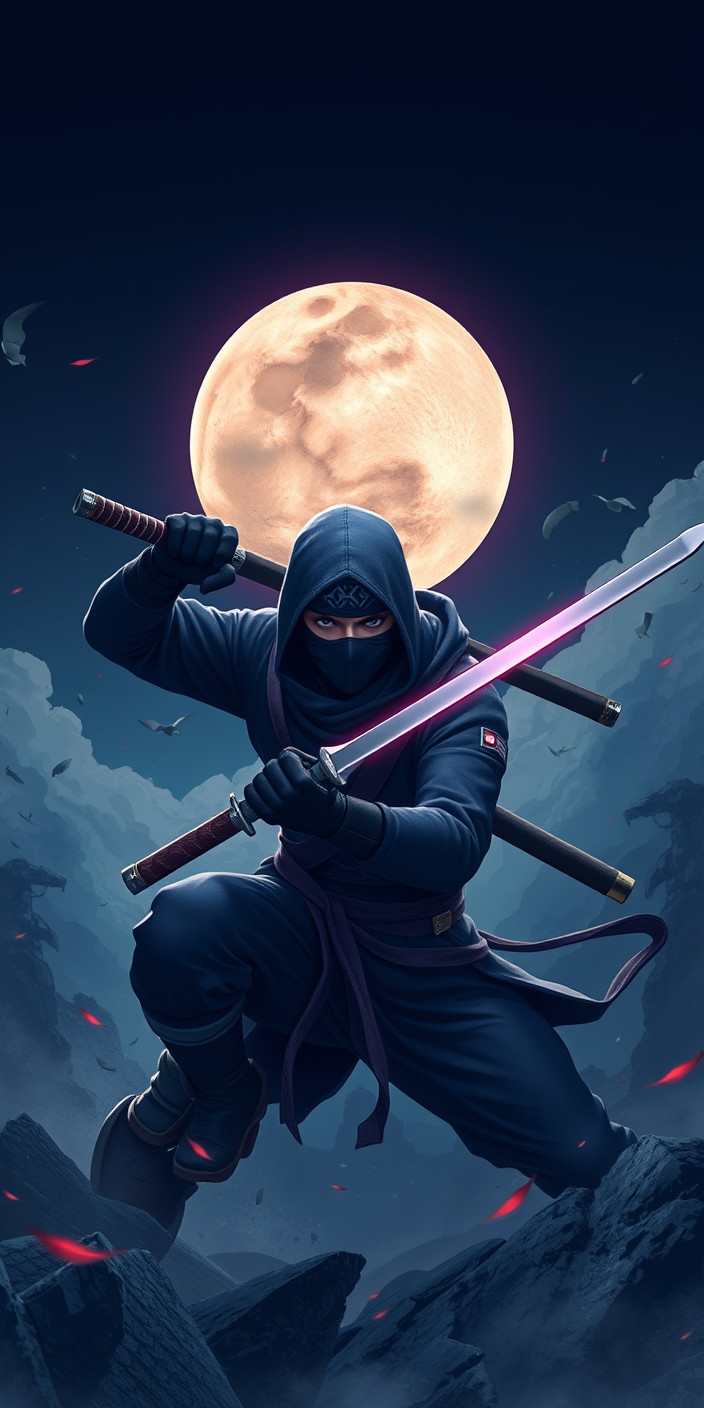 Ninja 7 Phone Wallpaper