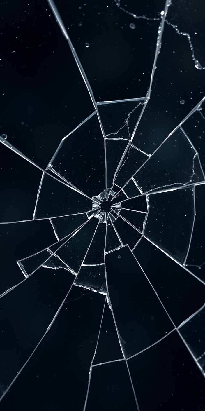 Broken glass 3 Phone Wallpaper