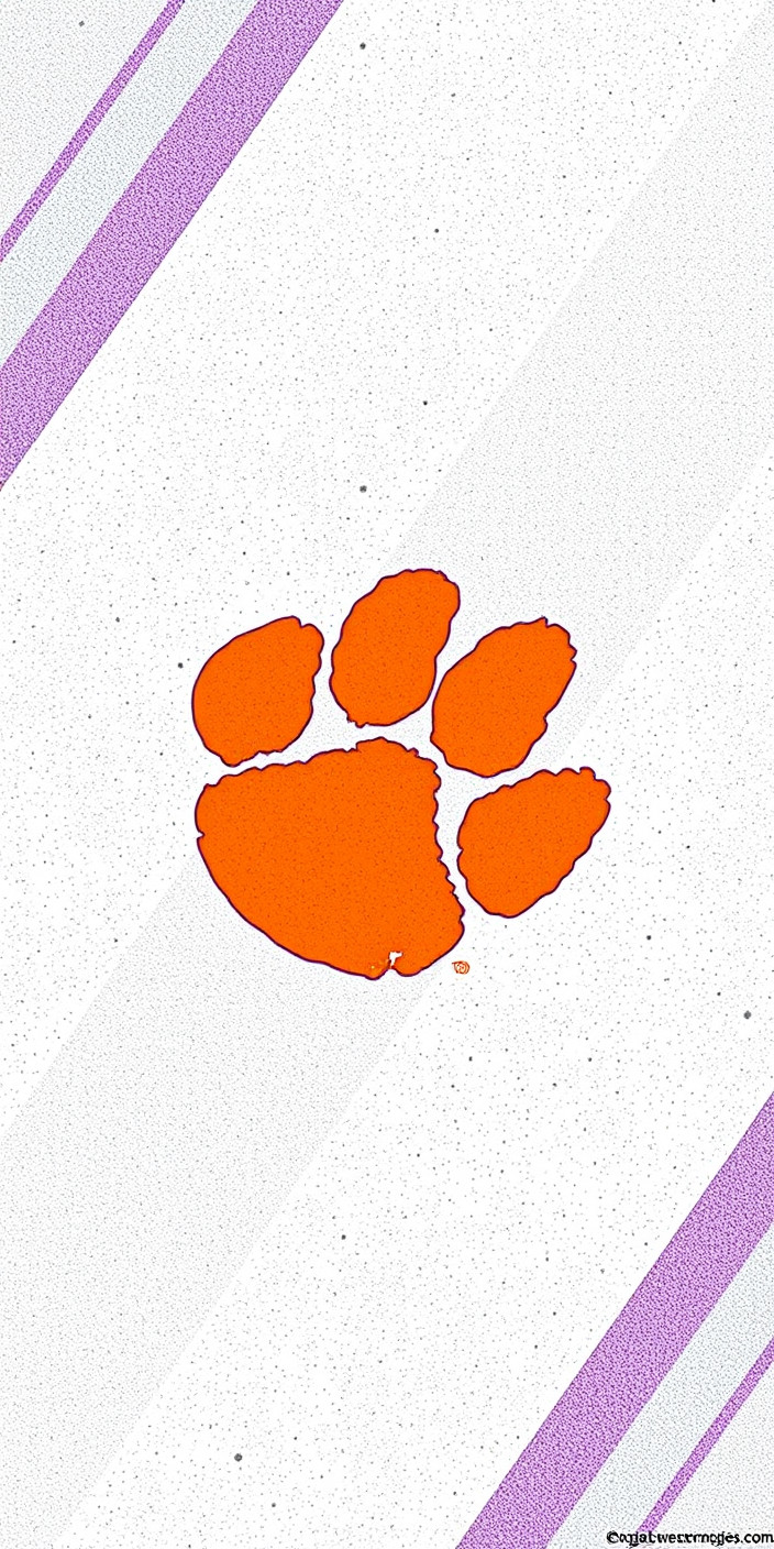 Clemson tigers 9 Phone Wallpaper