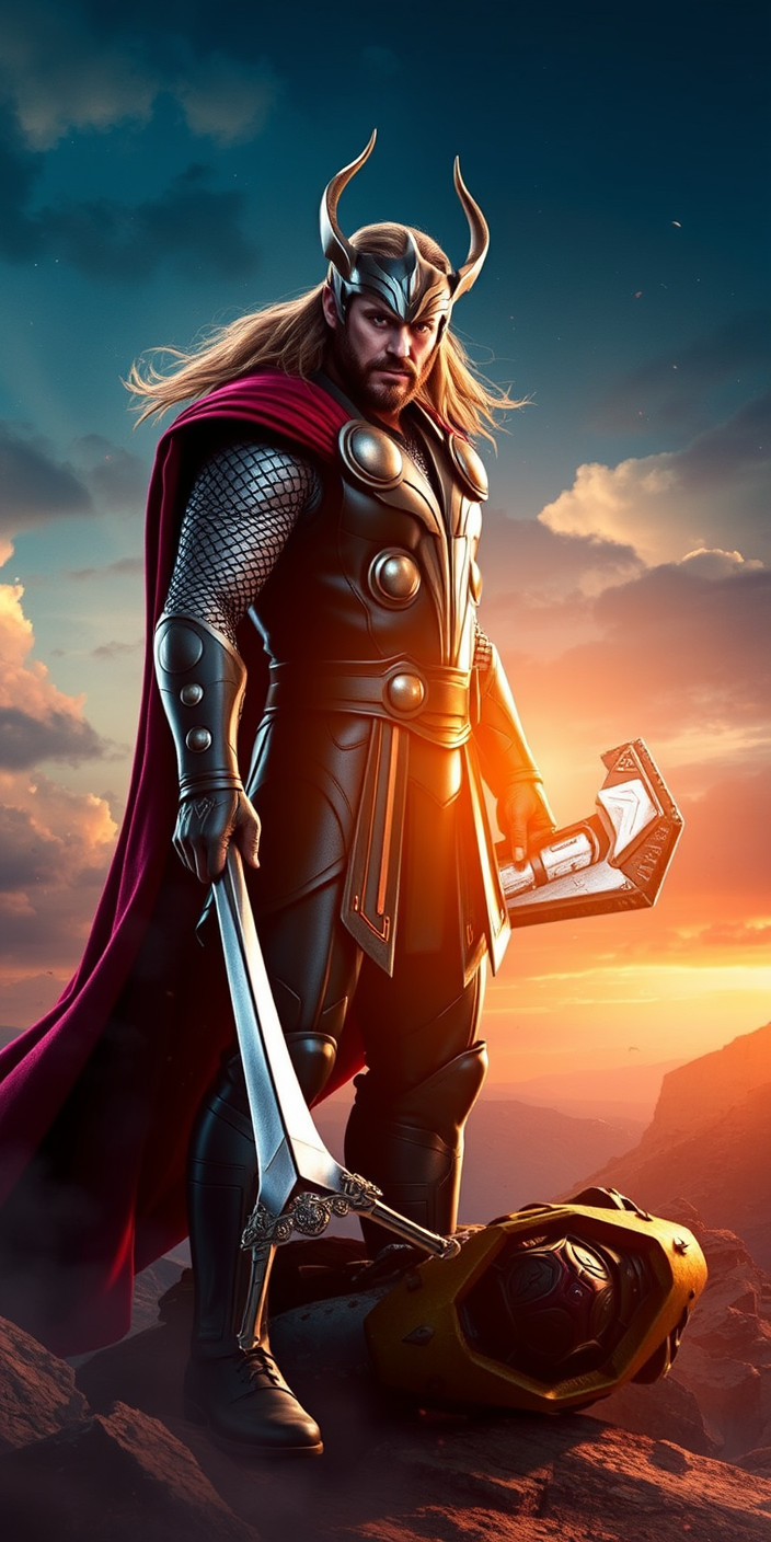 Thor ragnarok 8 Phone Wallpaper