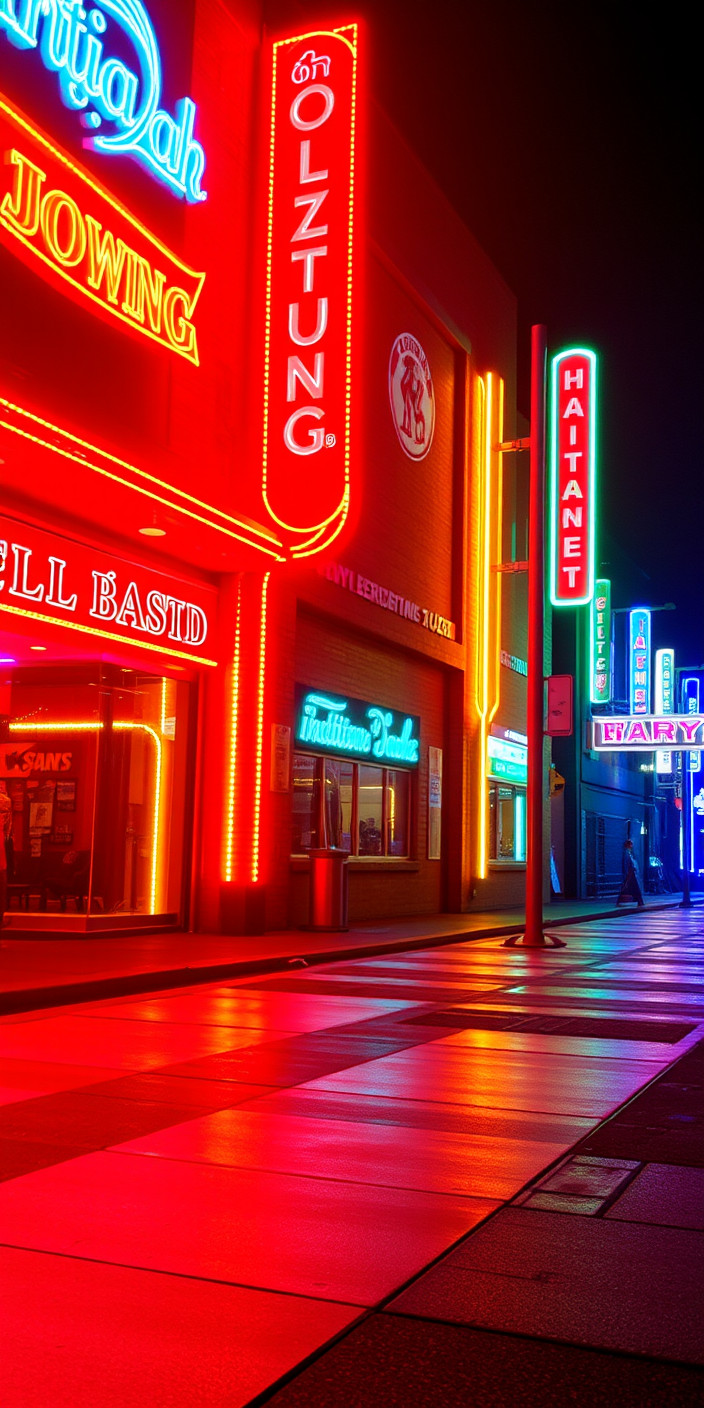 Neon lights 4 Phone Wallpaper