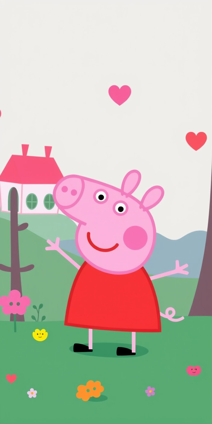 Peppa pig 9 Phone Wallpaper