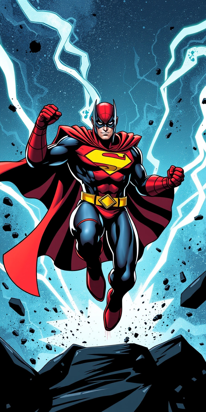 Superhero 13 Phone Wallpaper