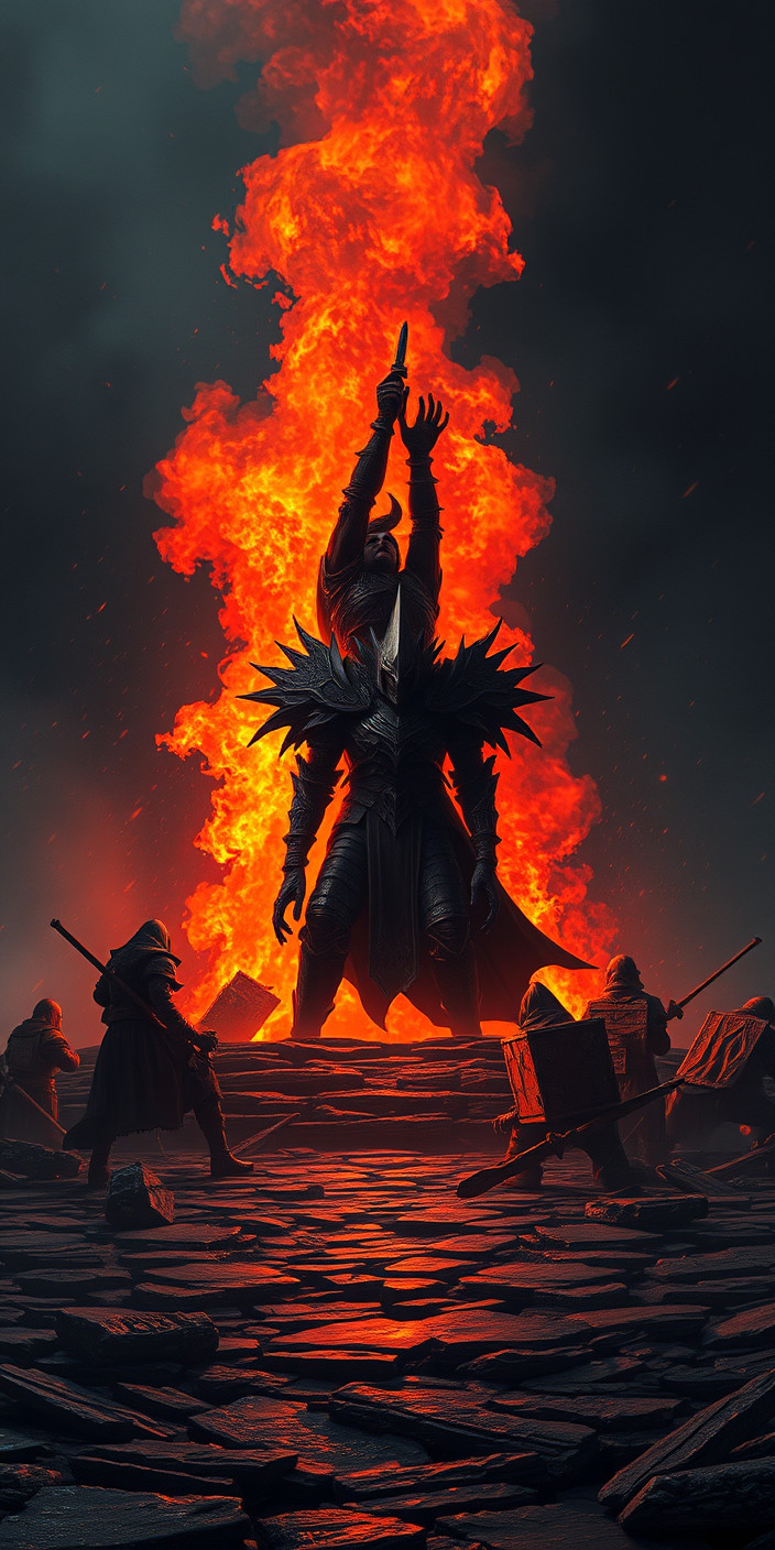 Dark souls bonfire 5 Phone Wallpaper