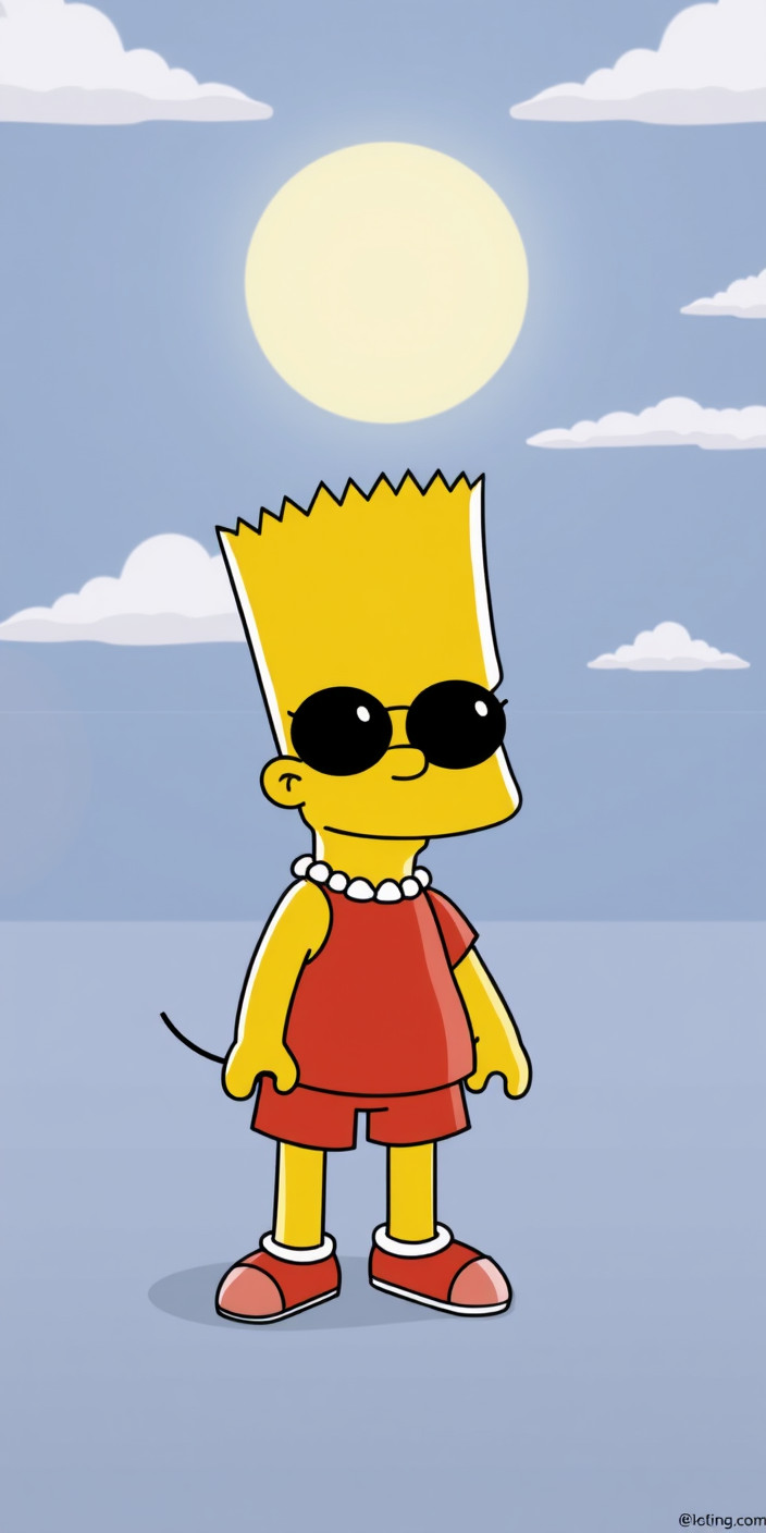 Bart simpson 7 Phone Wallpaper
