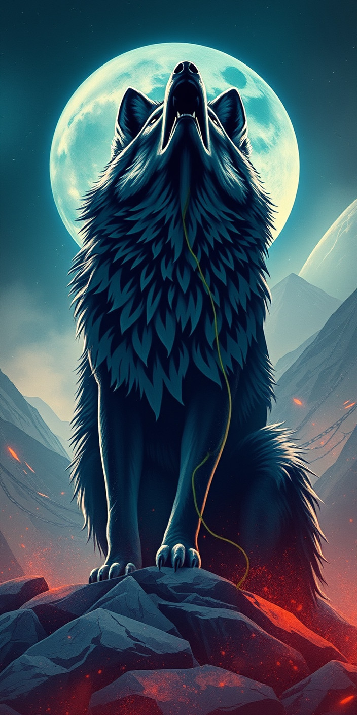 Lone wolf 8 Phone Wallpaper